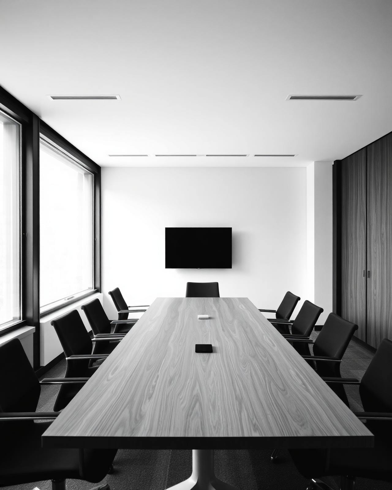 Sala riunioni Studio GSC — tavolo di confronto